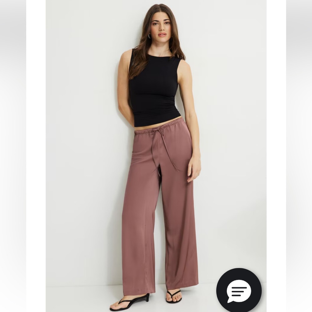Leo Wide Leg Satin Pants